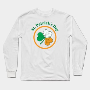 Shamrock Saint Patrick's Day Long Sleeve T-Shirt